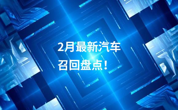 2月最新汽车召回盘点！