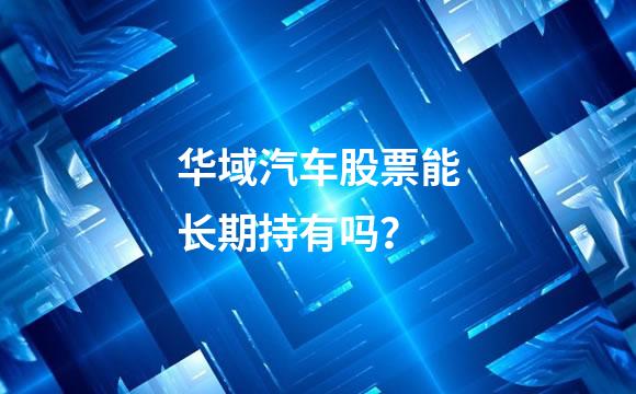 华域汽车股票能长期持有吗？