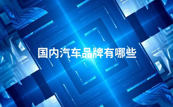 国内汽车品牌有哪些