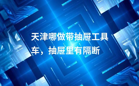天津哪做带抽屉工具车，抽屉里有隔断