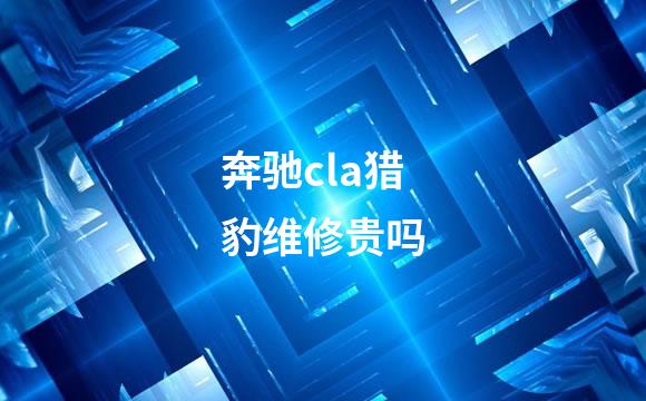 奔驰cla猎豹维修贵吗