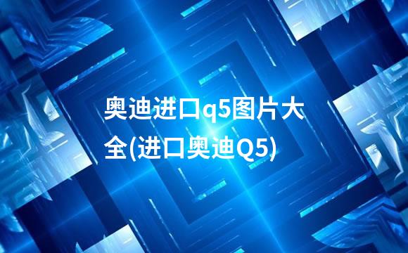 奥迪进口q5图片大全(进口奥迪Q5)