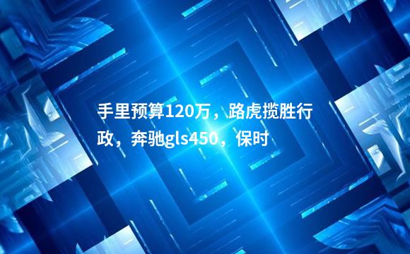 手里预算120万，路虎揽胜行政，奔驰gls450，保时