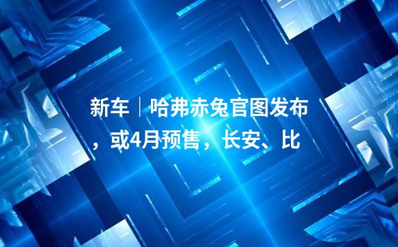 新车｜哈弗赤兔官图发布，或4月预售，长安、比