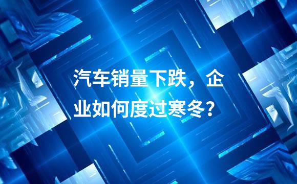 汽车销量下跌，企业如何度过寒冬？