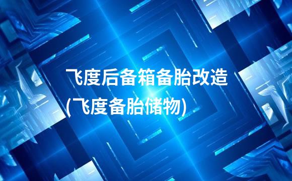 飞度后备箱备胎改造(飞度备胎储物)
